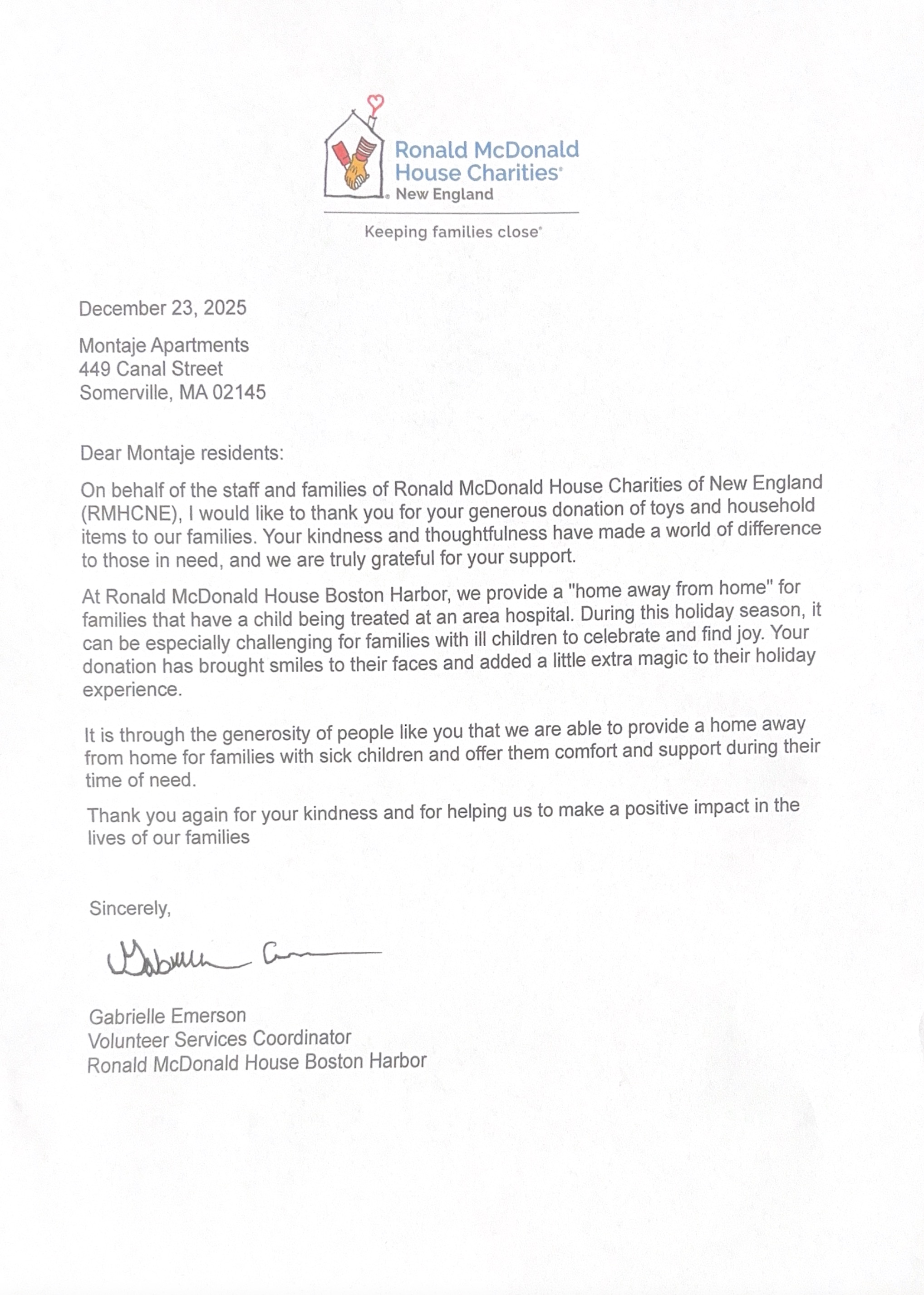 Ronald McDonald House Charities Image 1 Ronald McDonald House Charities Image 1