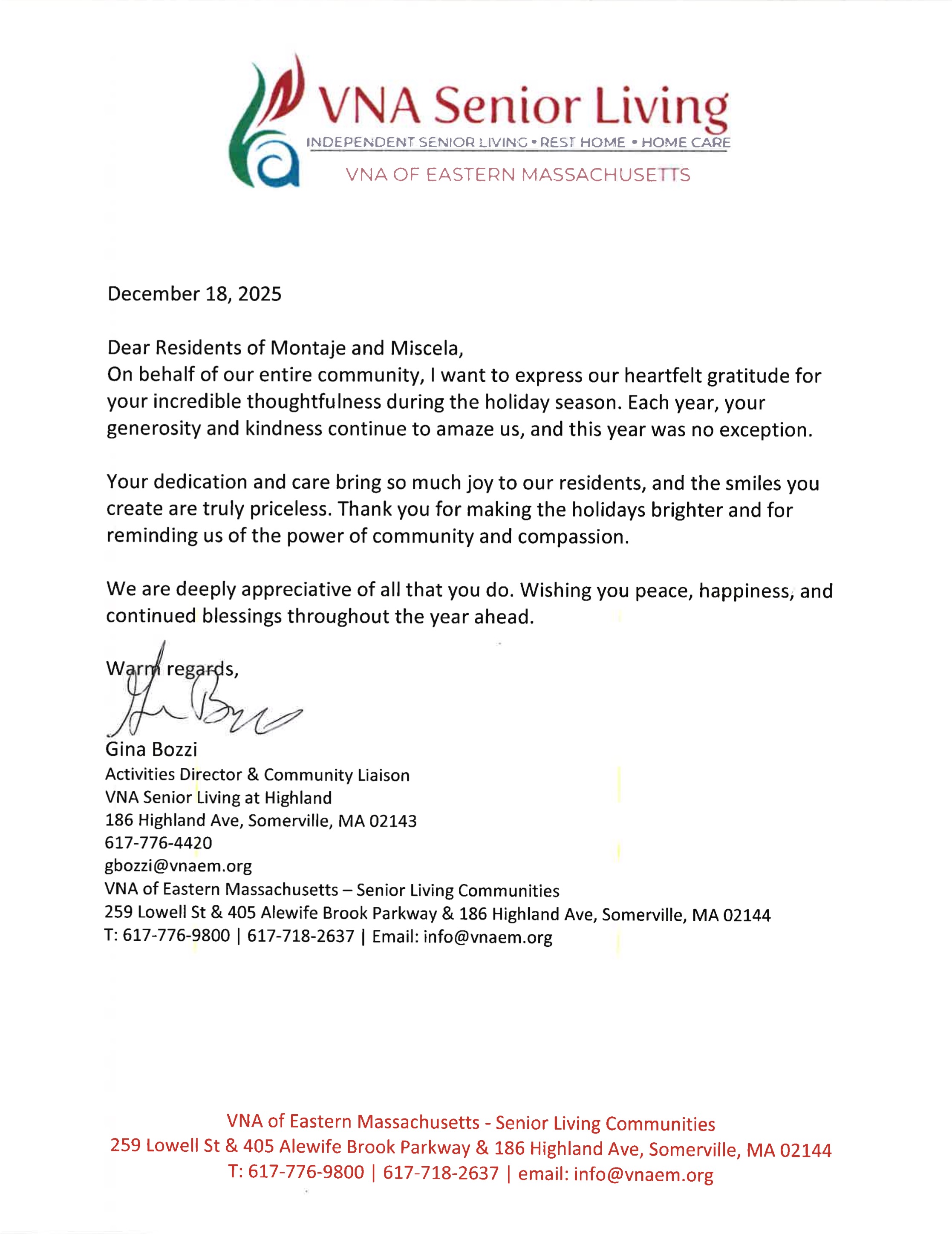 VNA Senior Living Image 1