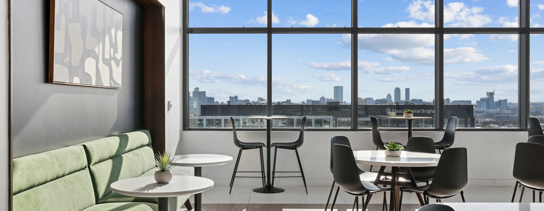 Orange Line proximity of premium amenities in Somerville with skyline views